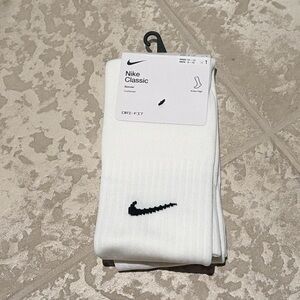 Nike Classic White Athletic Soccer Socks